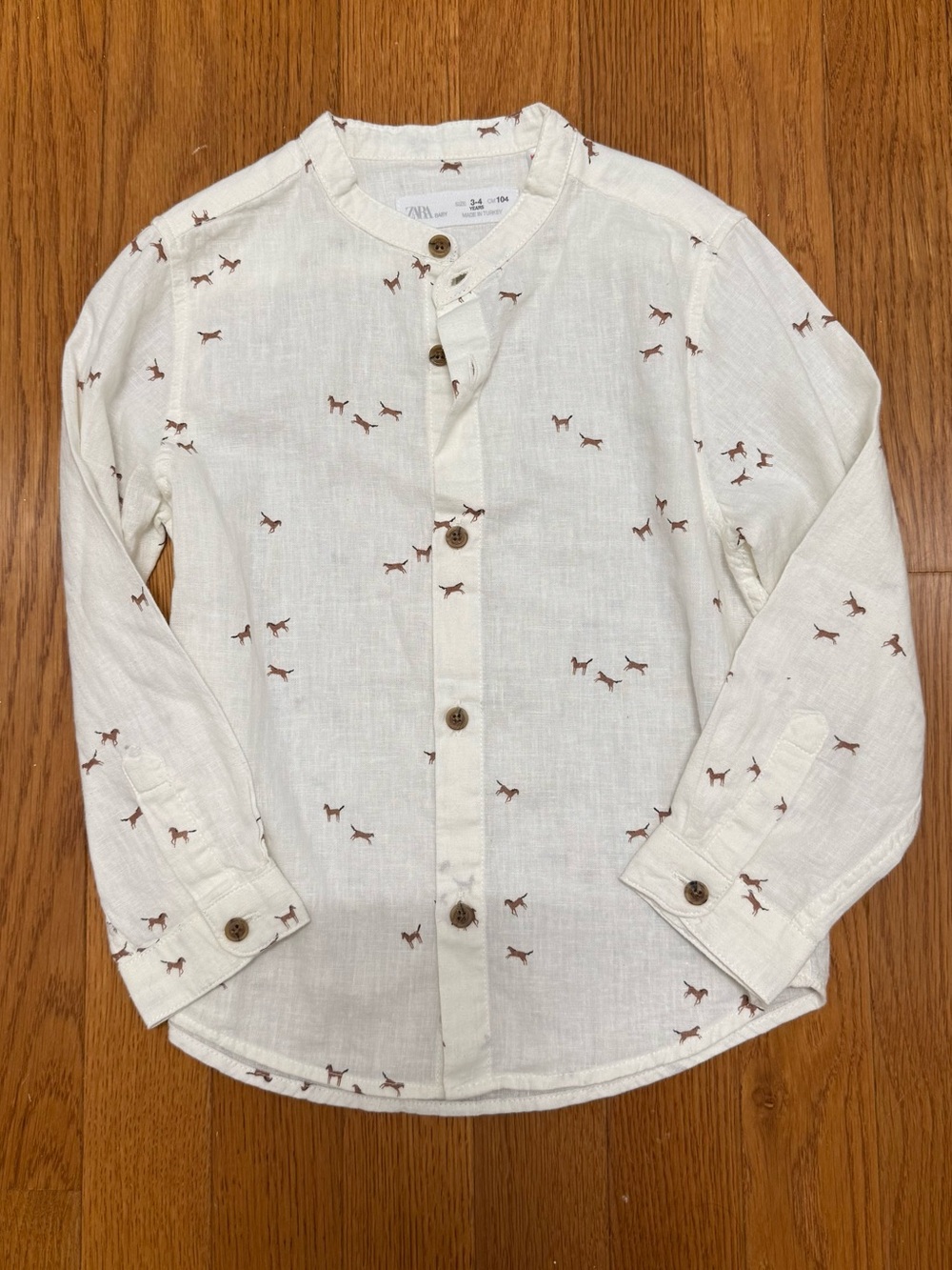 Zara Horse Button Down